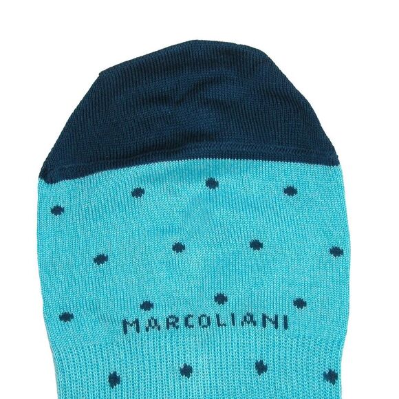 Marcoliani Men's Polka Dot Invisible Touch Liner Sock - Picture 2 of 4